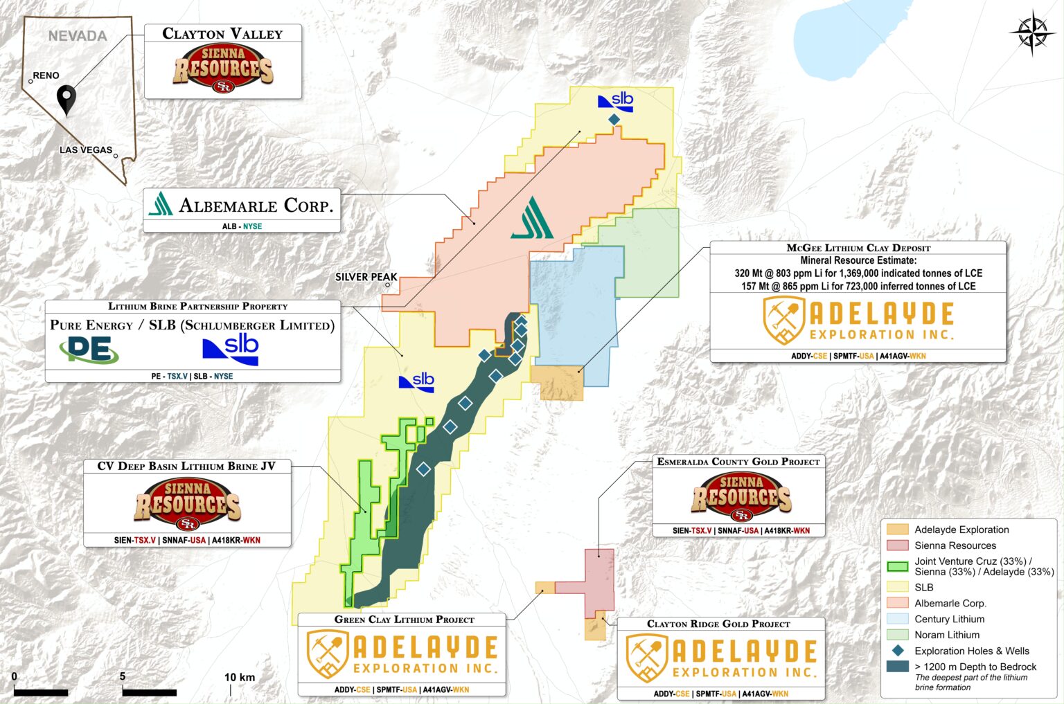 Sienna Resources Inc. Commences Drilling on the Esmeralda County Gold Project, Walker Lane, Nevada
